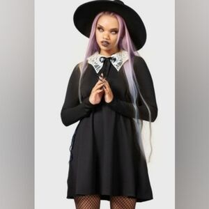 Killstar Pentagram Collar Witch Gothic Dress Hot Topic Dollskill Widow Sourpuss